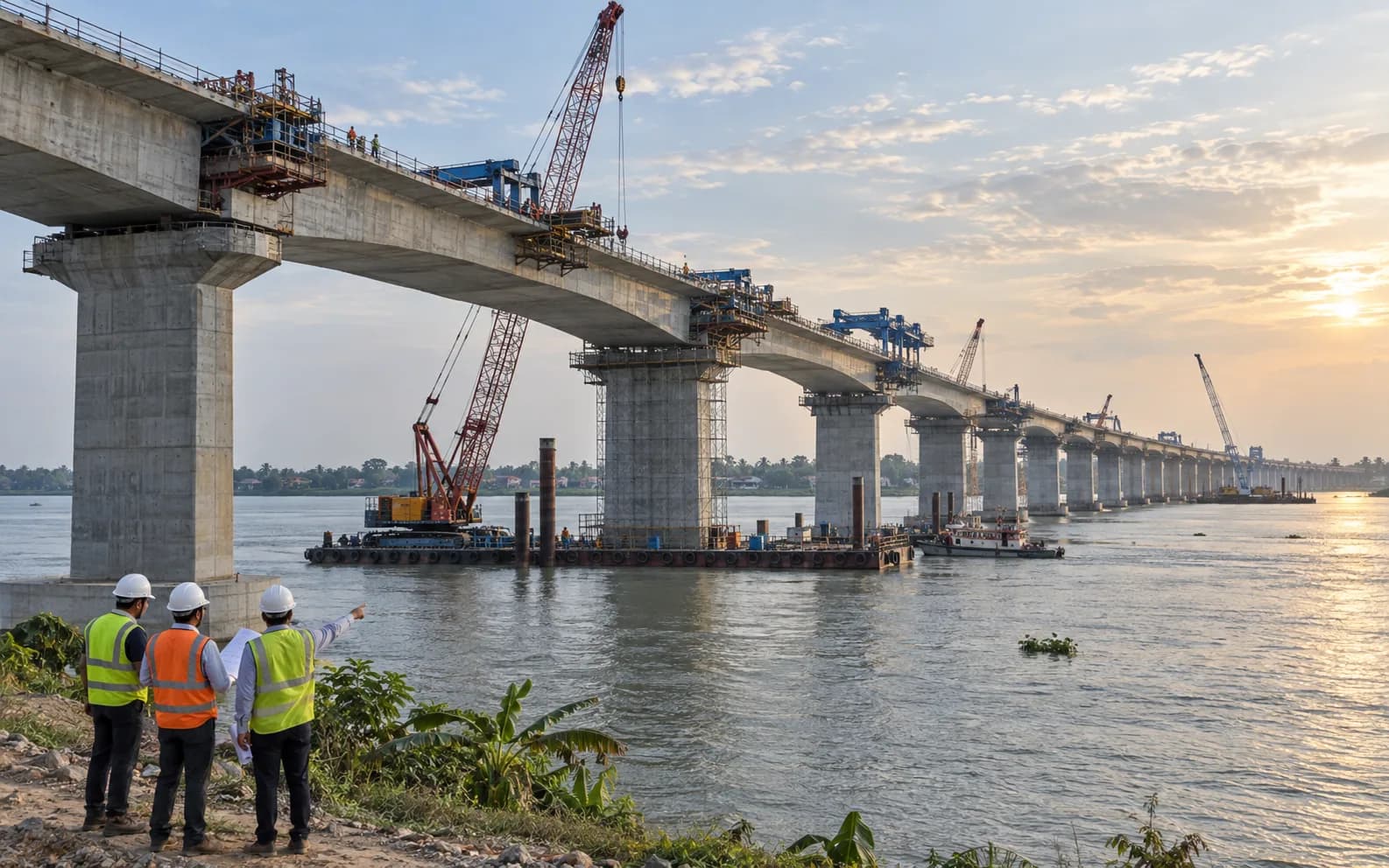 Bridge Construction project by Athena Corporation